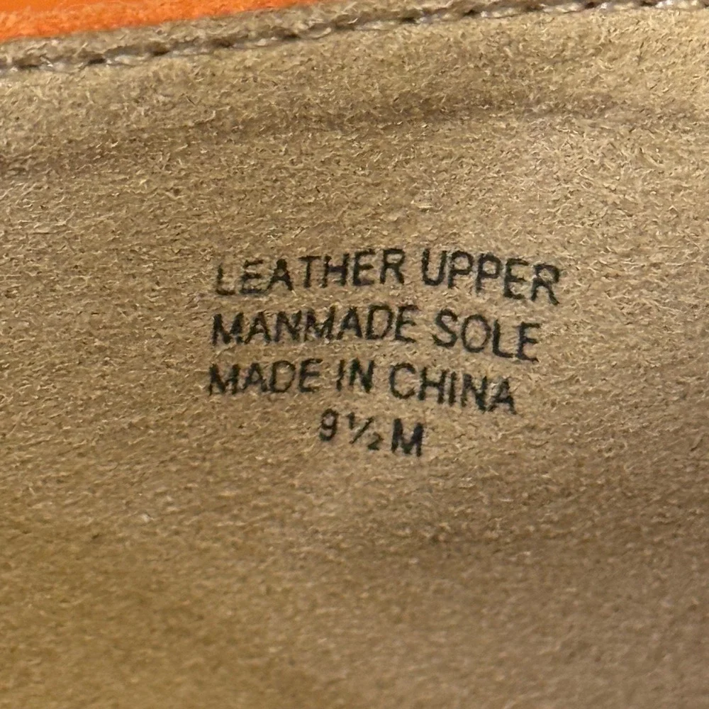 Ann Taylor Orange Suede d'Orsay Kitten Heel Pointed Toe Pumps Size 9.5M